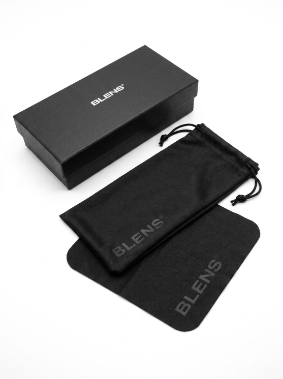 BLENS - estuche rigido, bolsa y pano de microfibra incluidos