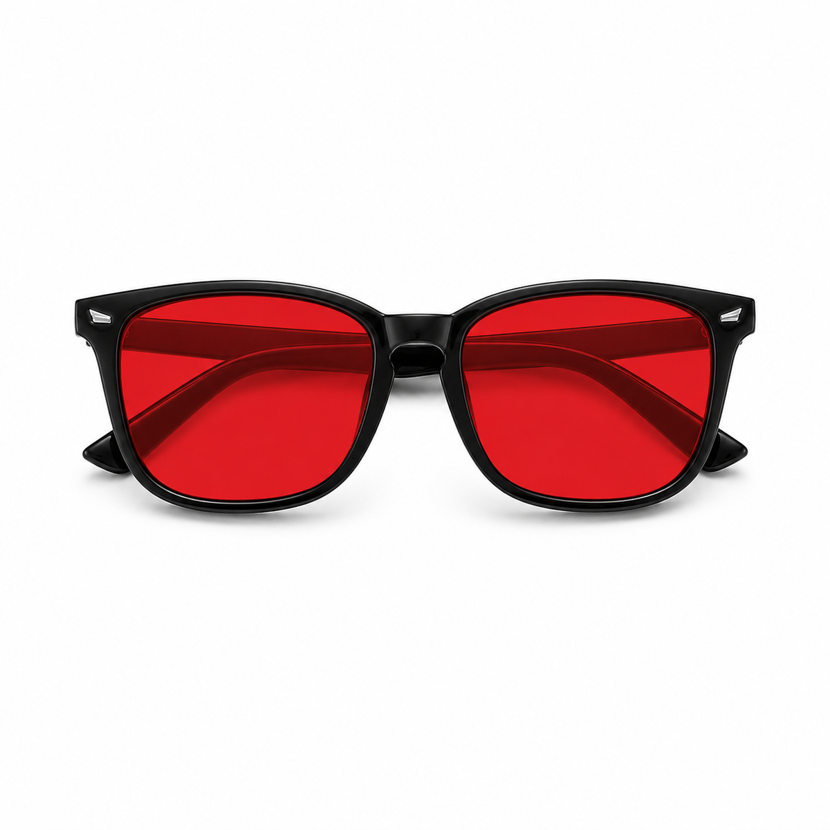 BetterSleep Negro Rojo - lente doblado en angulo