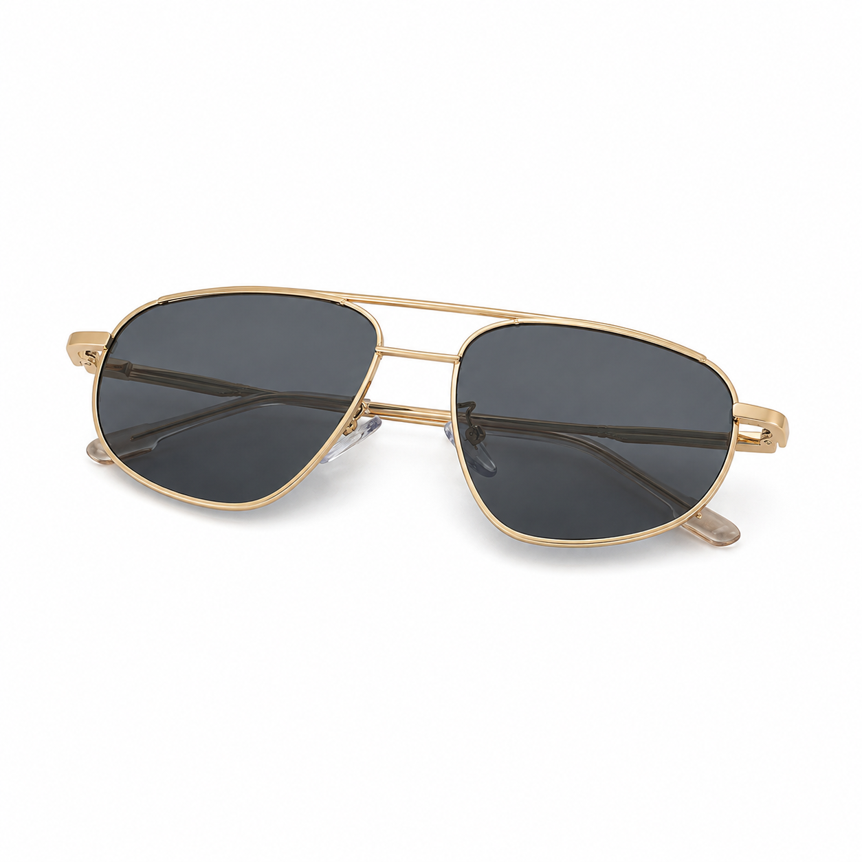 Cannes Dorado Negro - lente doblado en angulo
