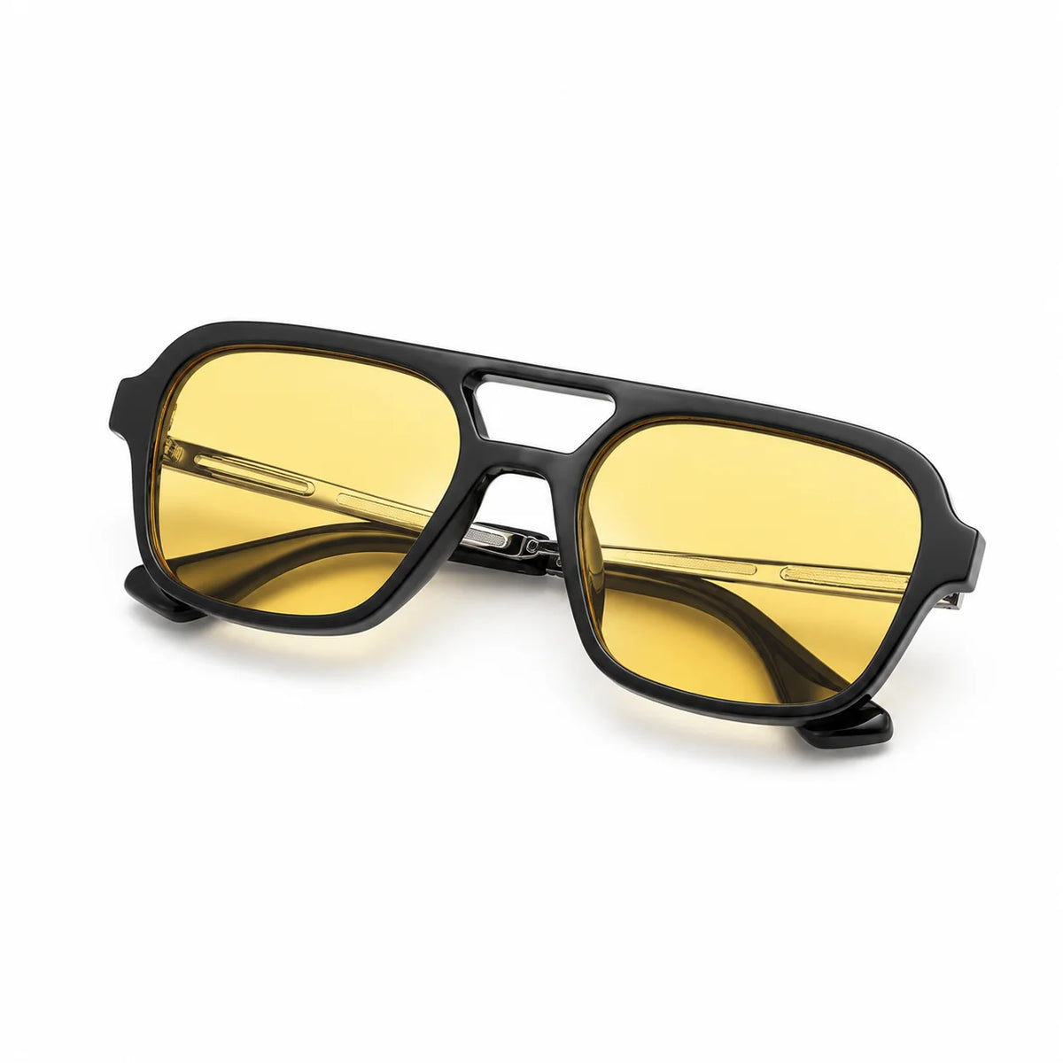 Lumina Negro Amarillo - lente doblado