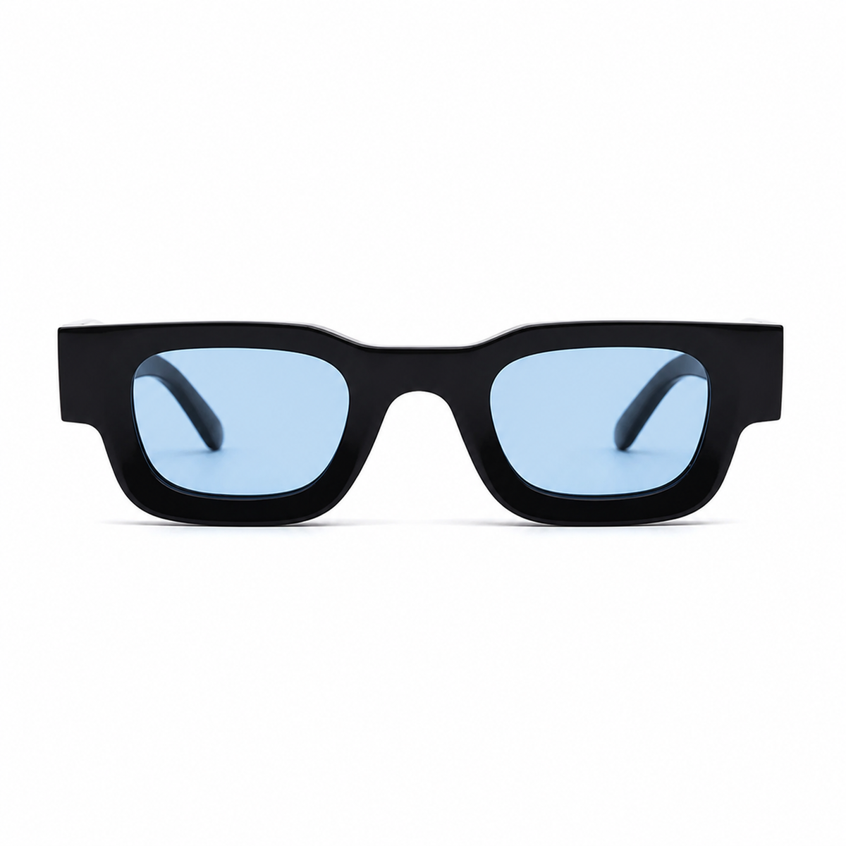Paris Negro con lentes azules - vista frontal