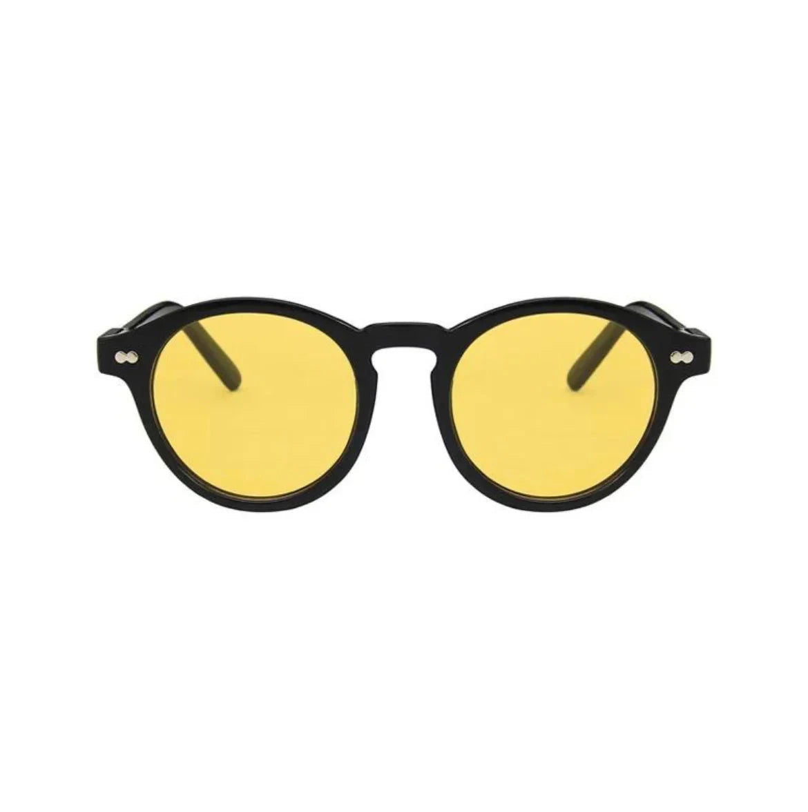 Saint-Tropez Negro con lentes amarillas - vista frontal