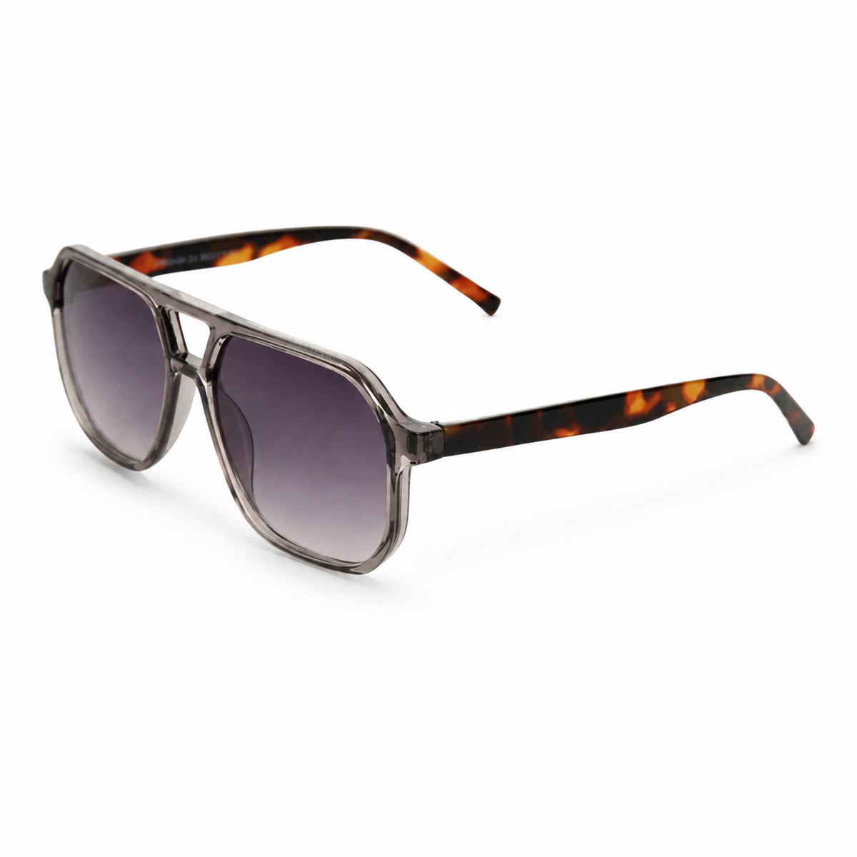 Samui Transparente Leopardo Gris - vista lateral izquierda