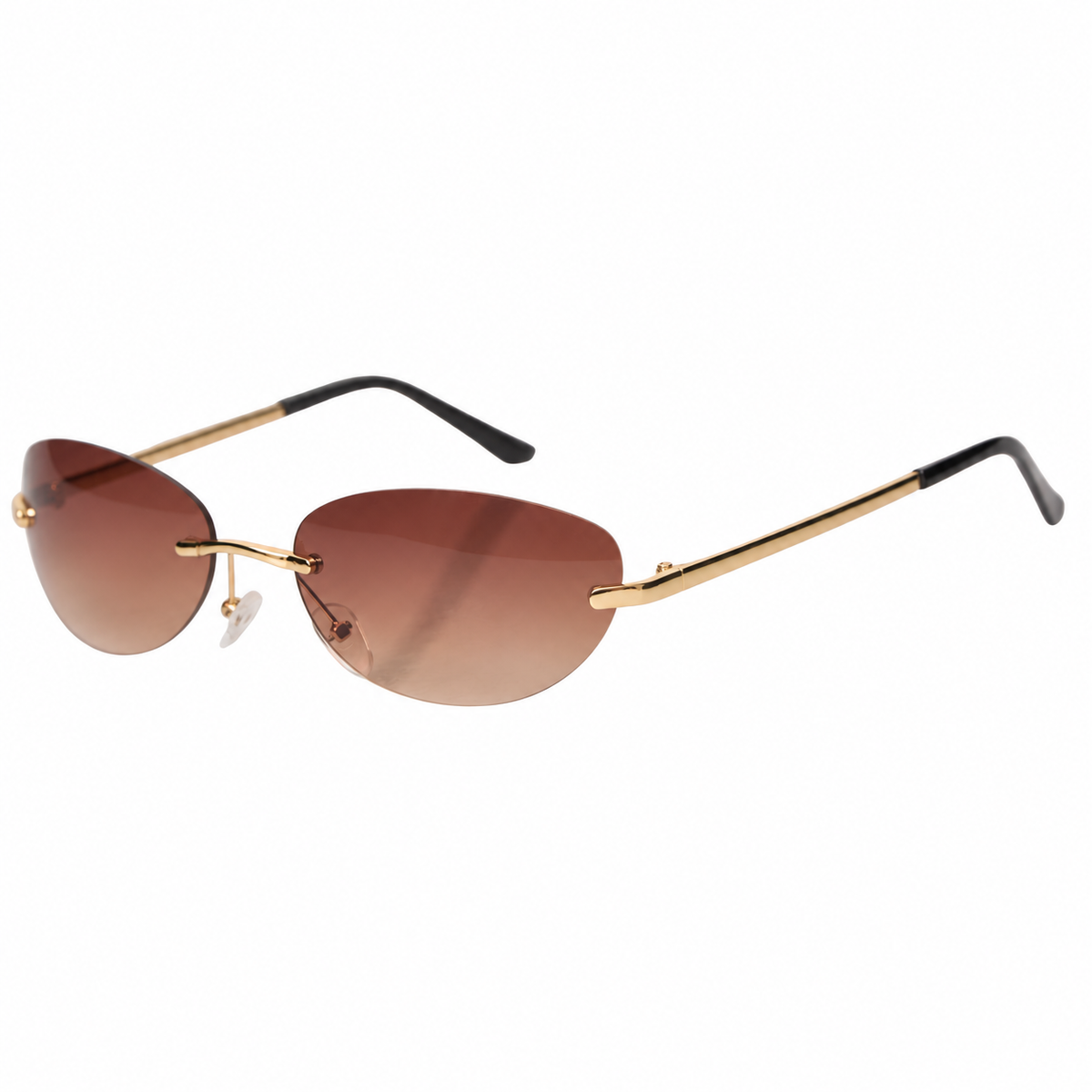 Lentes BLENS Aura, Dorado | Marrón, vista lateral