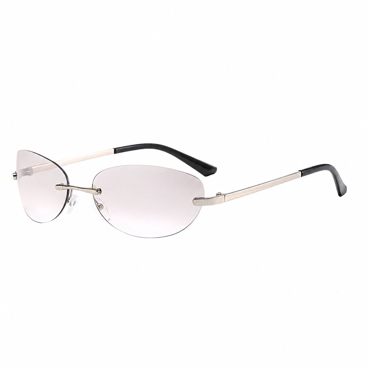 Lentes BLENS Aura, Plateado | Espejado, vista lateral