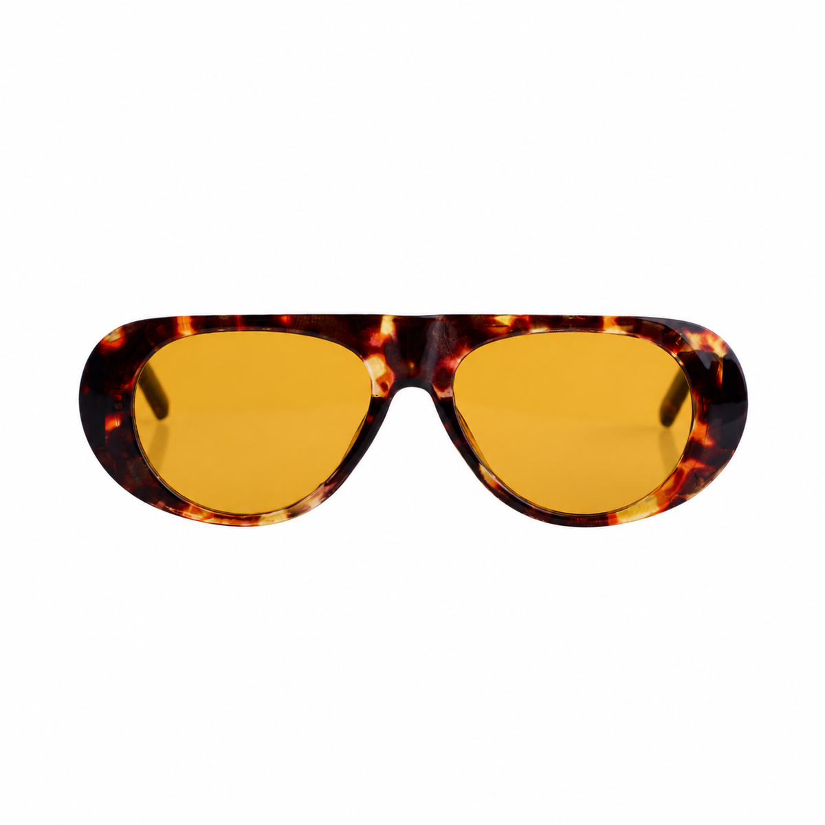 Lentes BLENS Duna, Leopardo | Amarillo, vista frontal