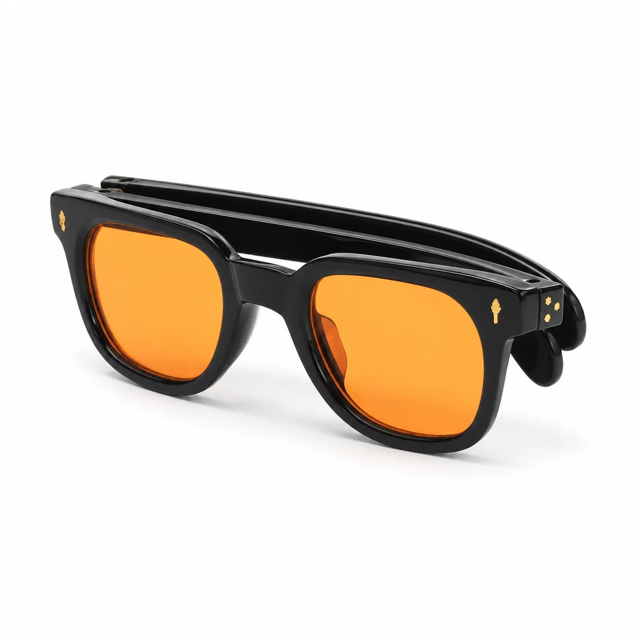 Miami Negro Naranja - lente doblado