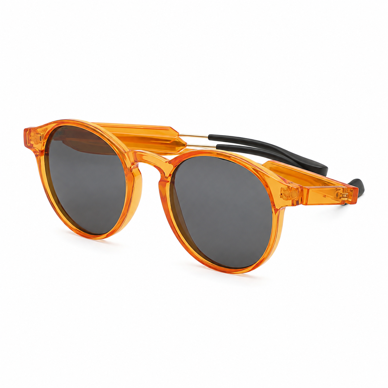 Barcelona Naranja - lente doblado en angulo