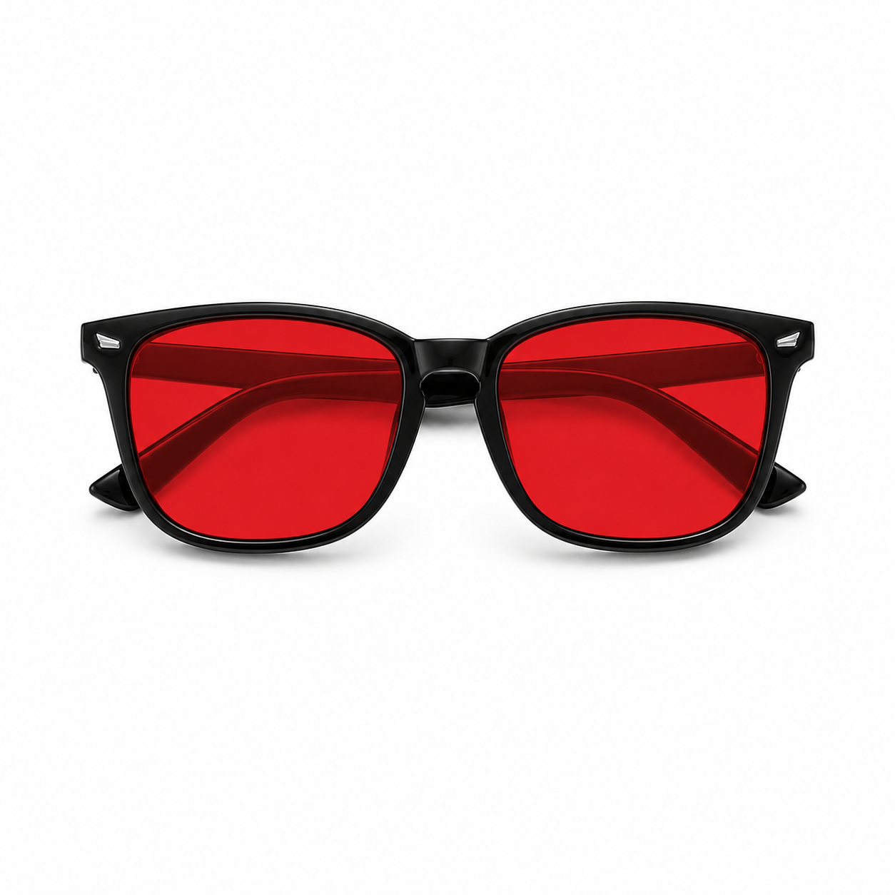 BetterSleep Negro Rojo - lente doblado en angulo