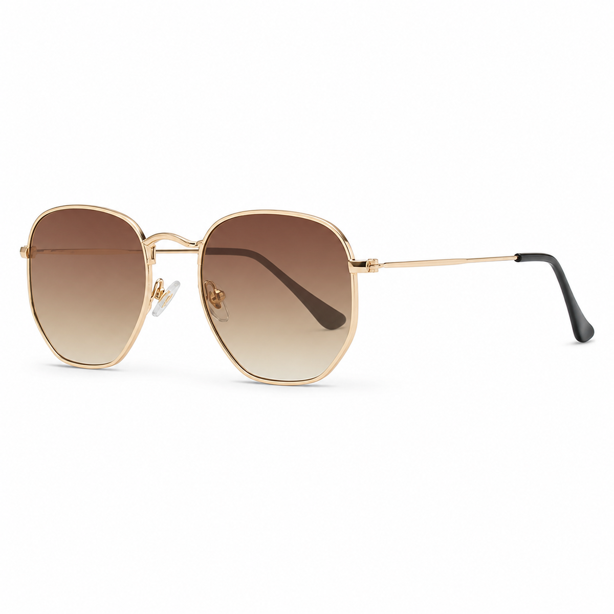 Brisa Dorado Marron Degrade - vista lateral derecha