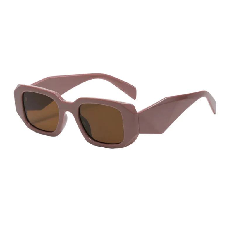 Budapest Marron con lentes marrones - vista en angulo