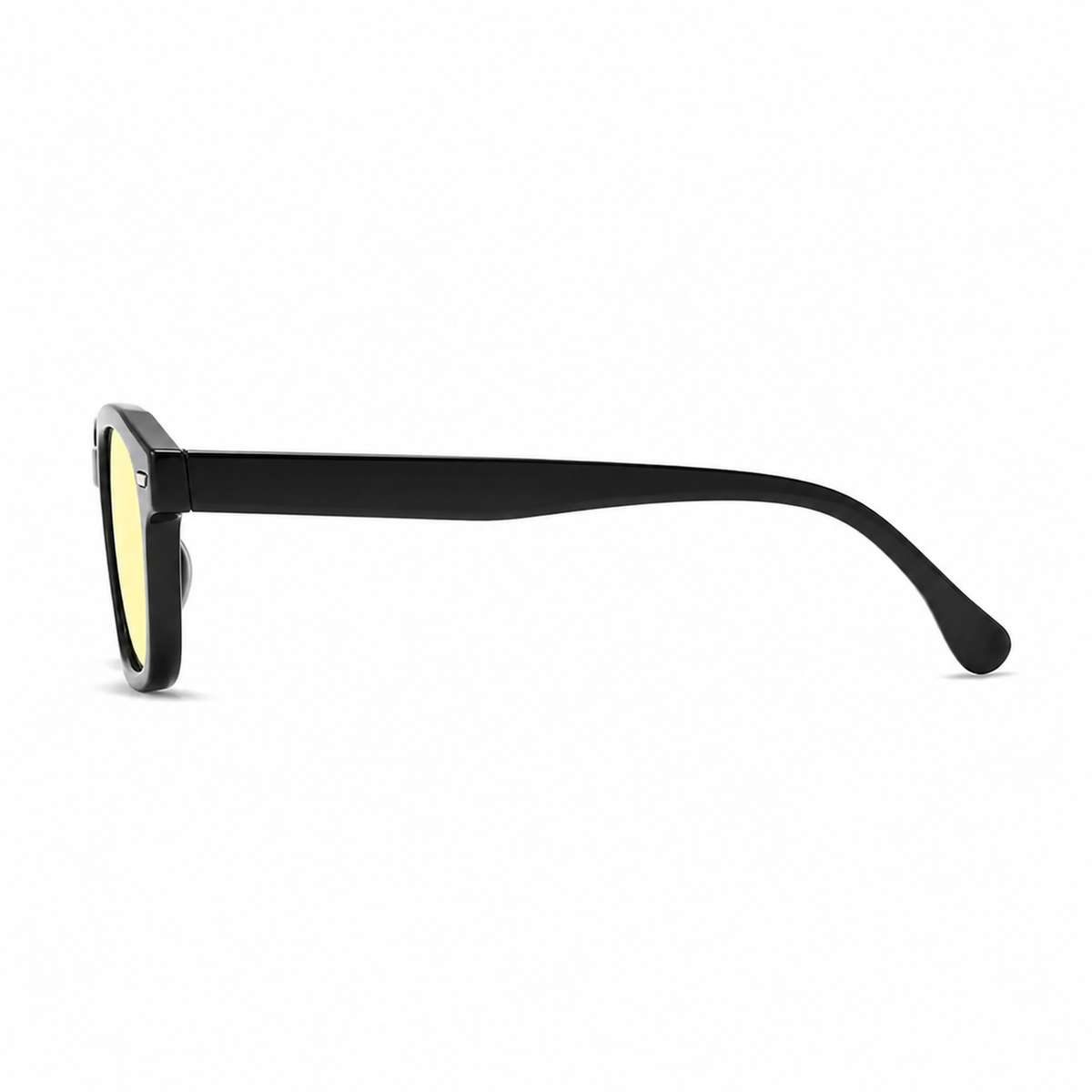 New York Negro con lentes amarillas - vista lateral izquierda