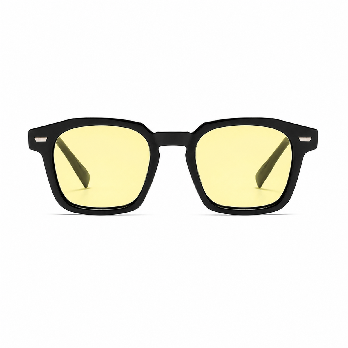 New York Negro con lentes amarillas - vista frontal