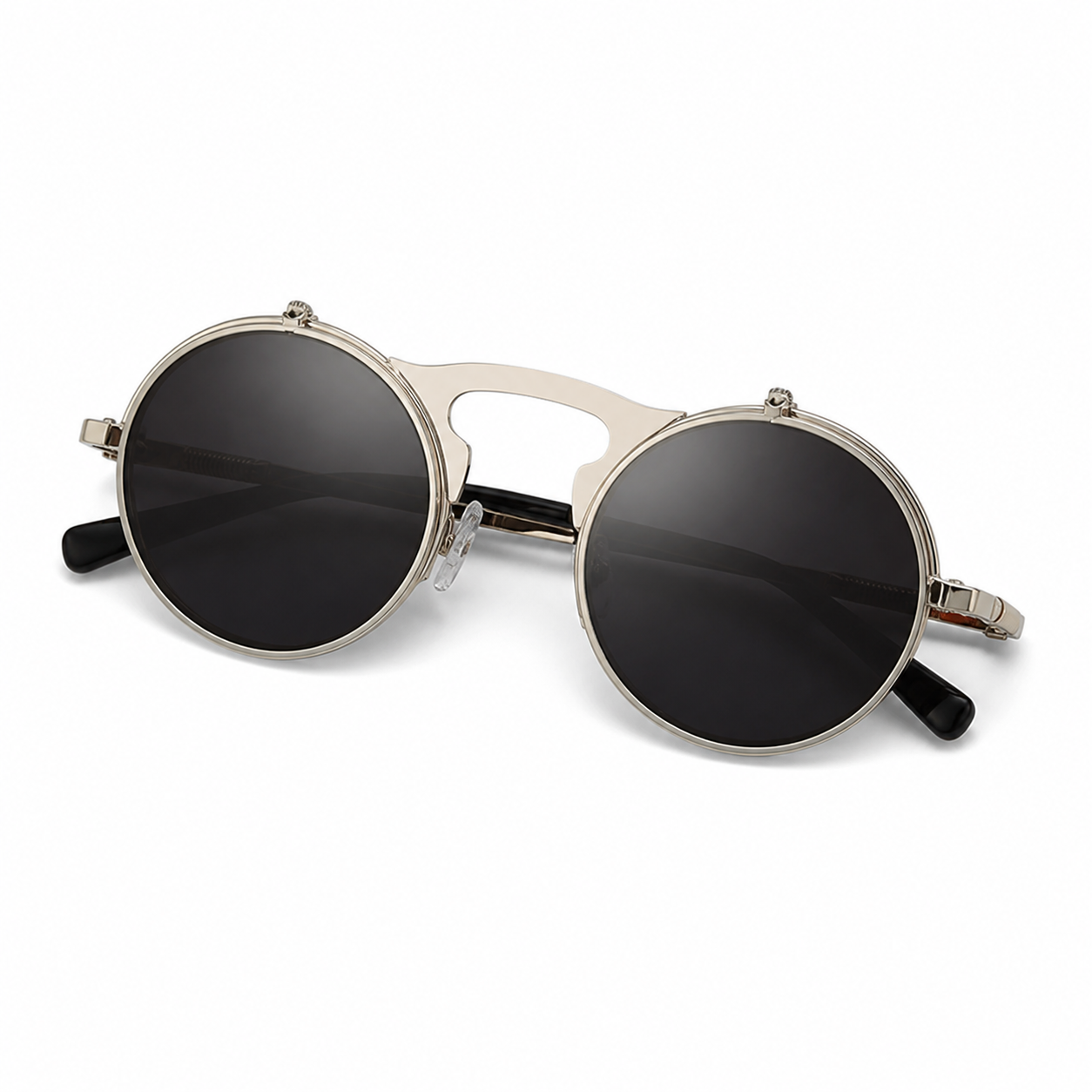 Radia 2.0 Negro Plateado - lente doblado en angulo