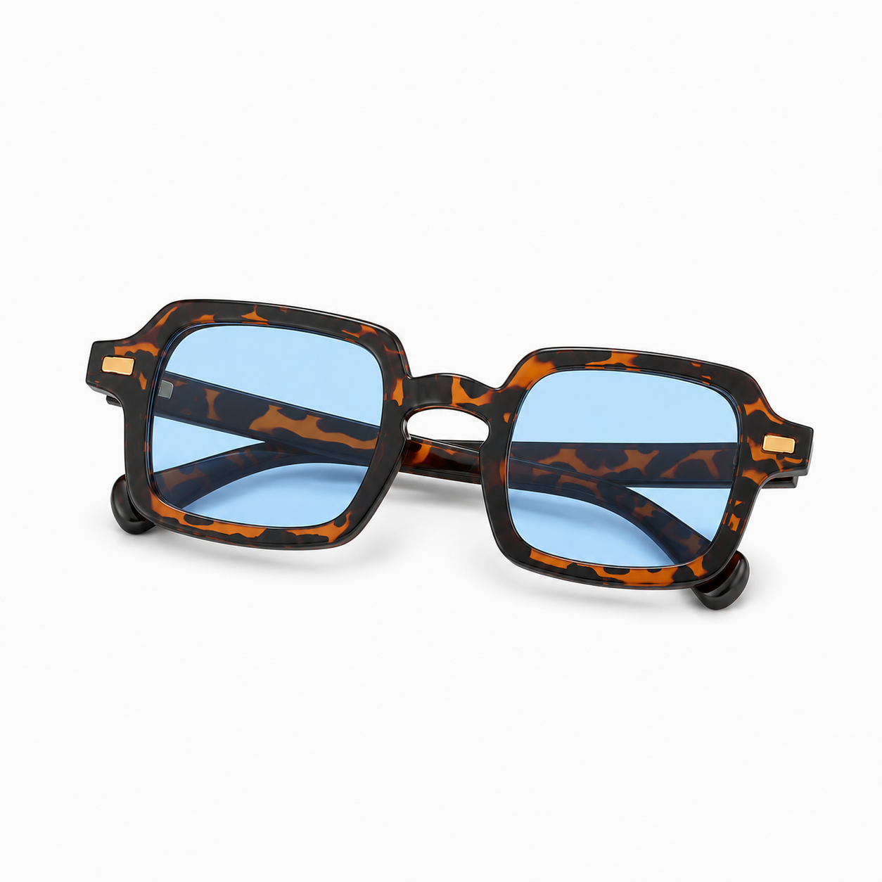 River Leopardo Azul - lente doblado en angulo