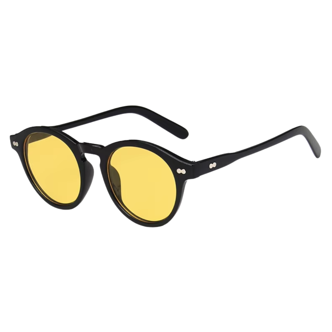 Saint-Tropez Negro con lentes amarillas - vista en angulo
