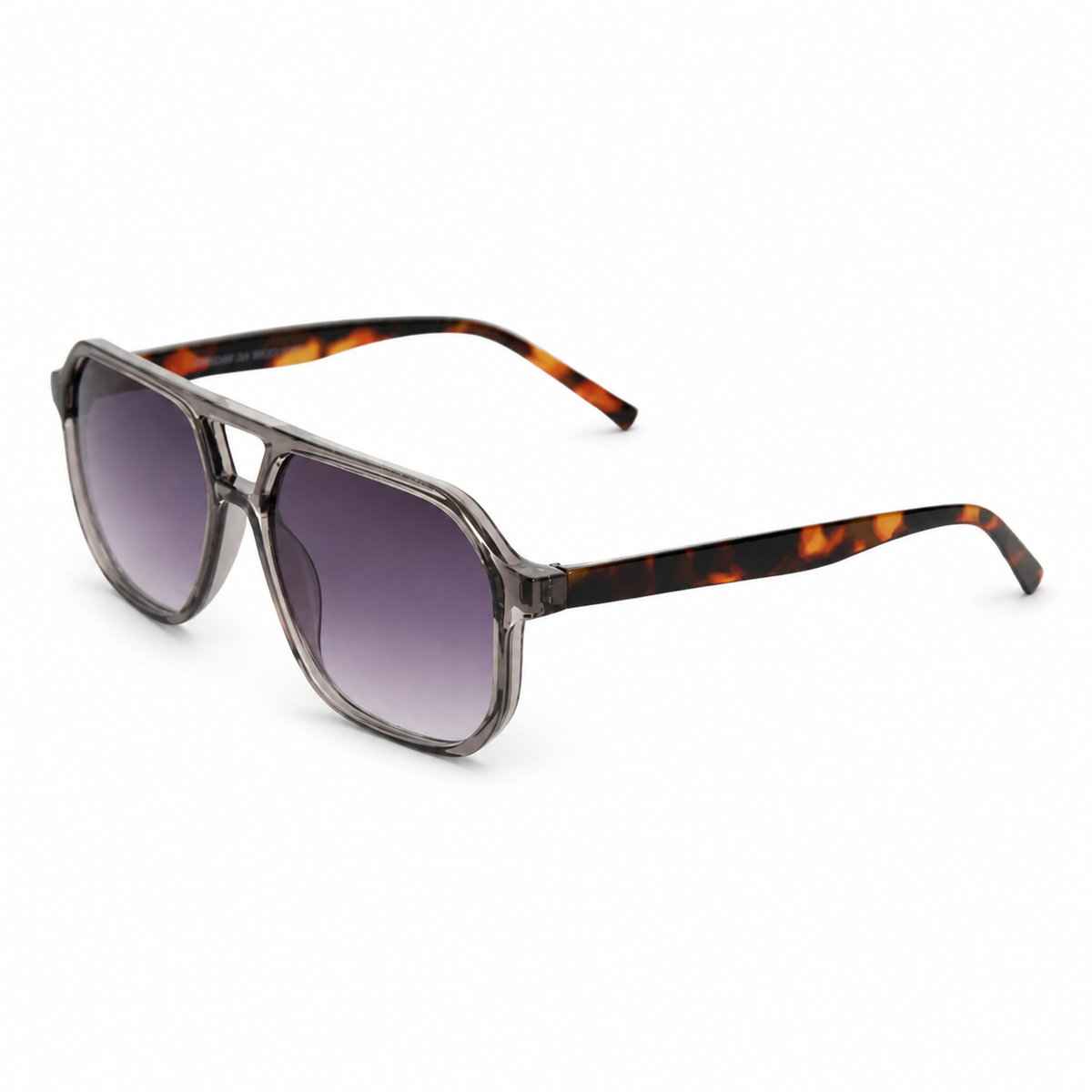 Samui Transparente Leopardo Gris - vista en angulo