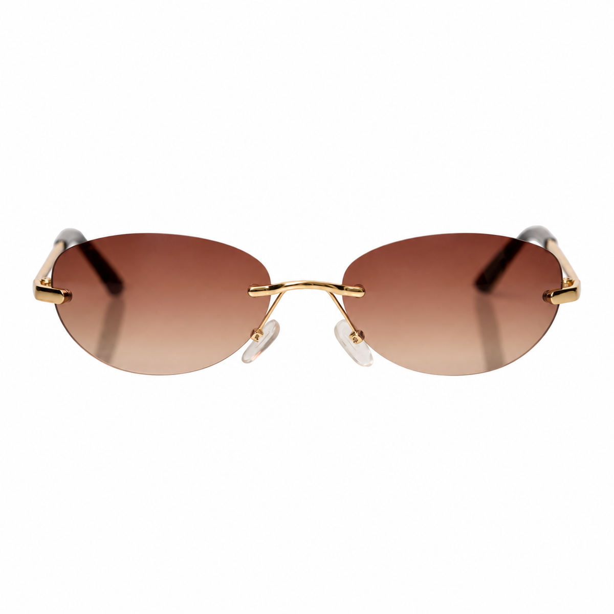 Lentes BLENS Aura, Dorado | Marrón, vista frontal