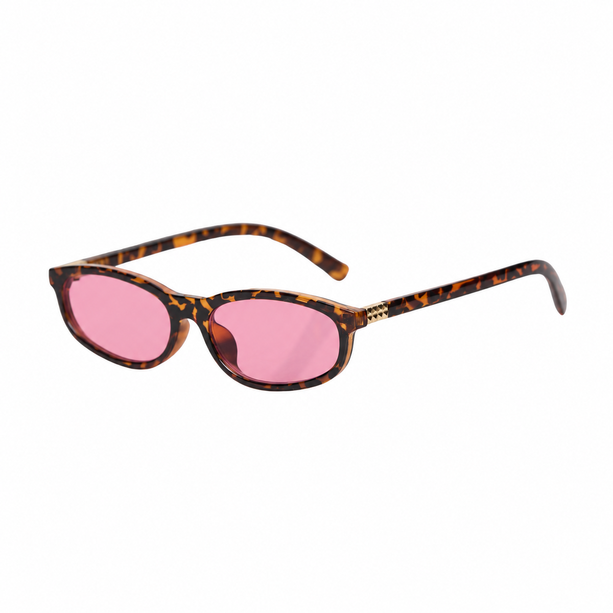 Lentes BLENS Nara, Leopardo | Rosa, vista lateral