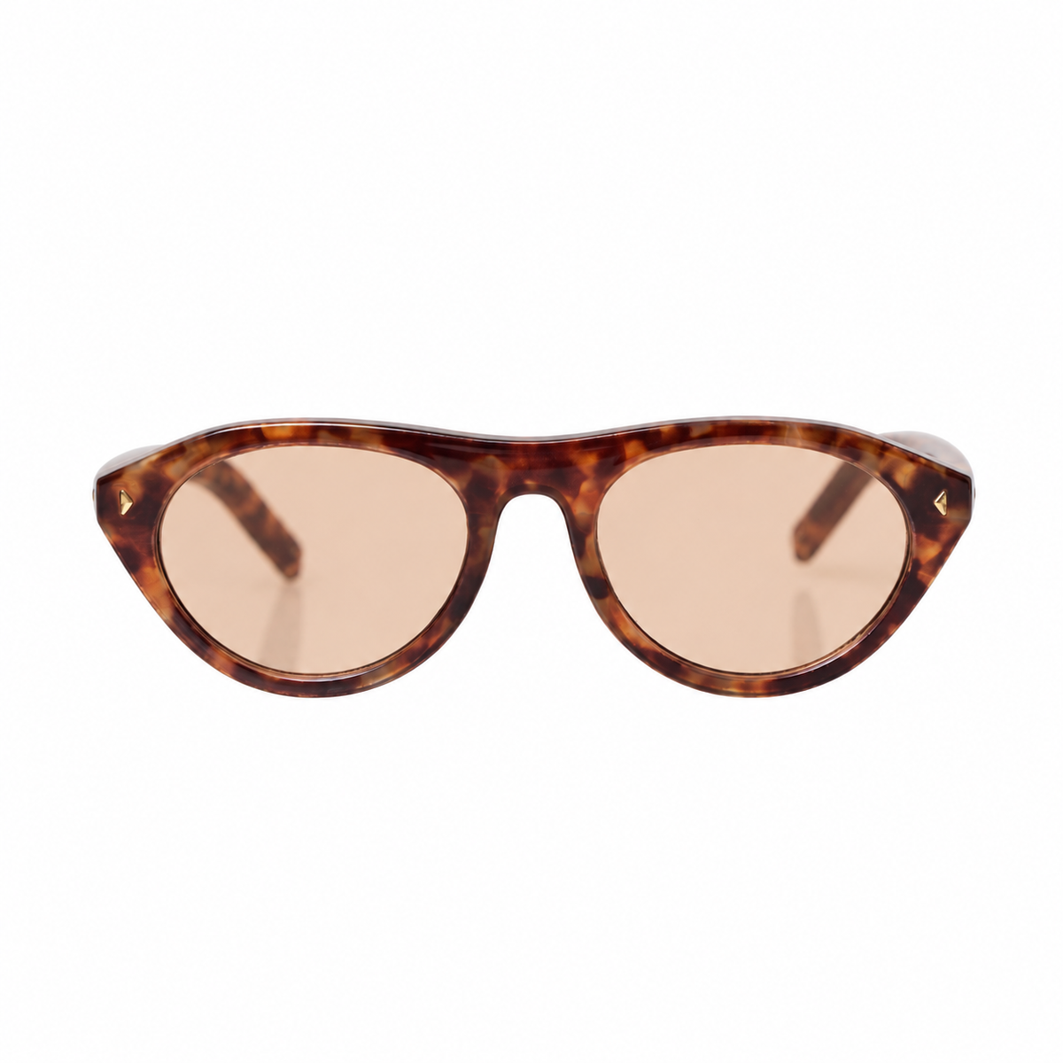 Lentes BLENS Siena en leopardo con cristales rosé, vista frontal