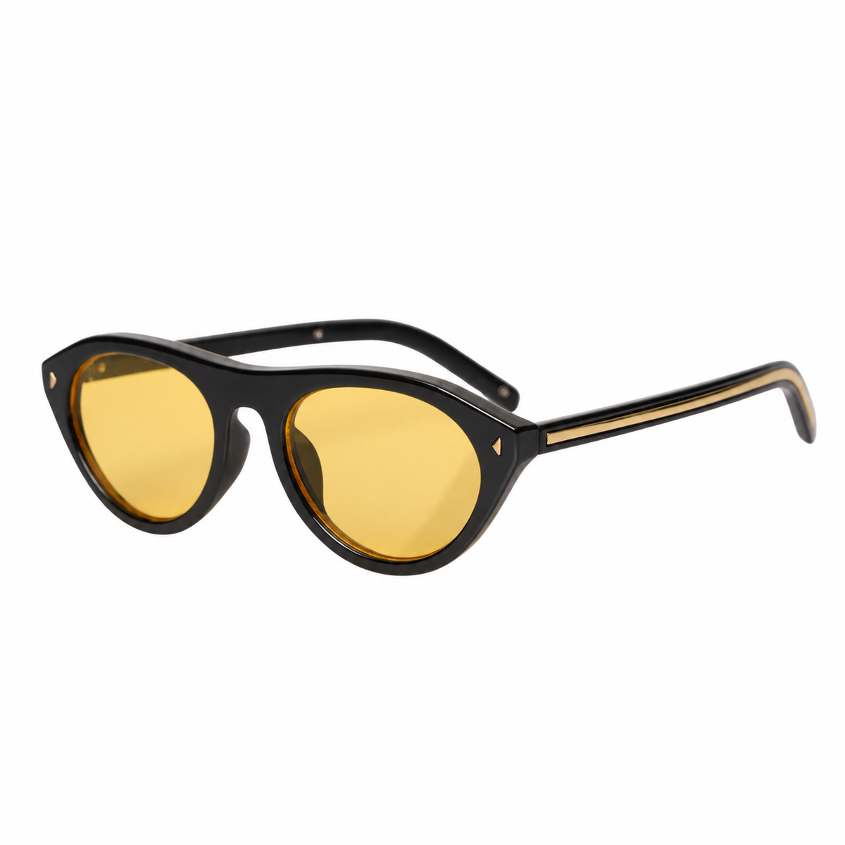 Lentes BLENS Siena, Negro | Amarillo, vista lateral