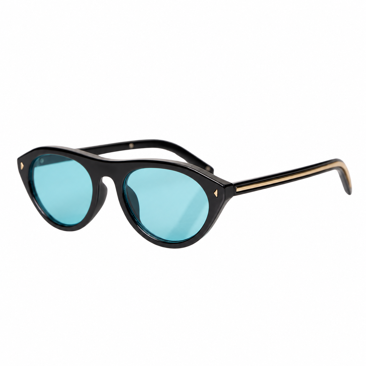 Lentes BLENS Siena, Negro | Azul, vista lateral