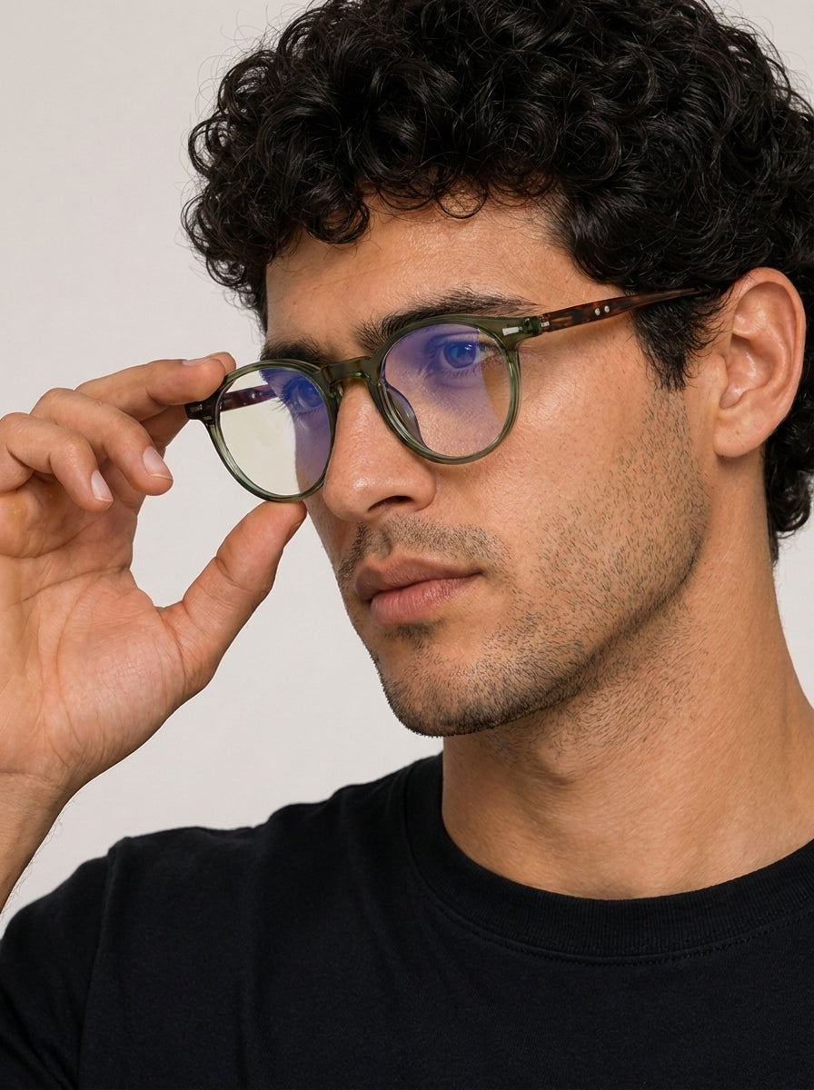 Pucon Verde - modelo masculino de perfil